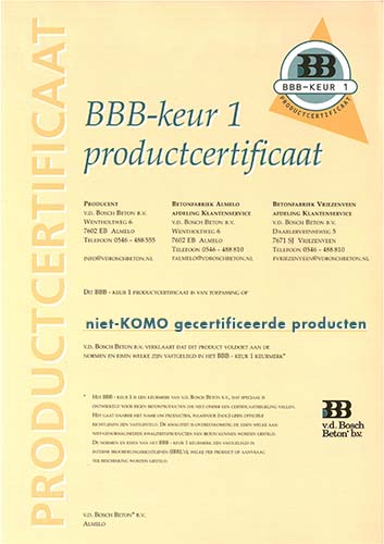 BBB-keur 1